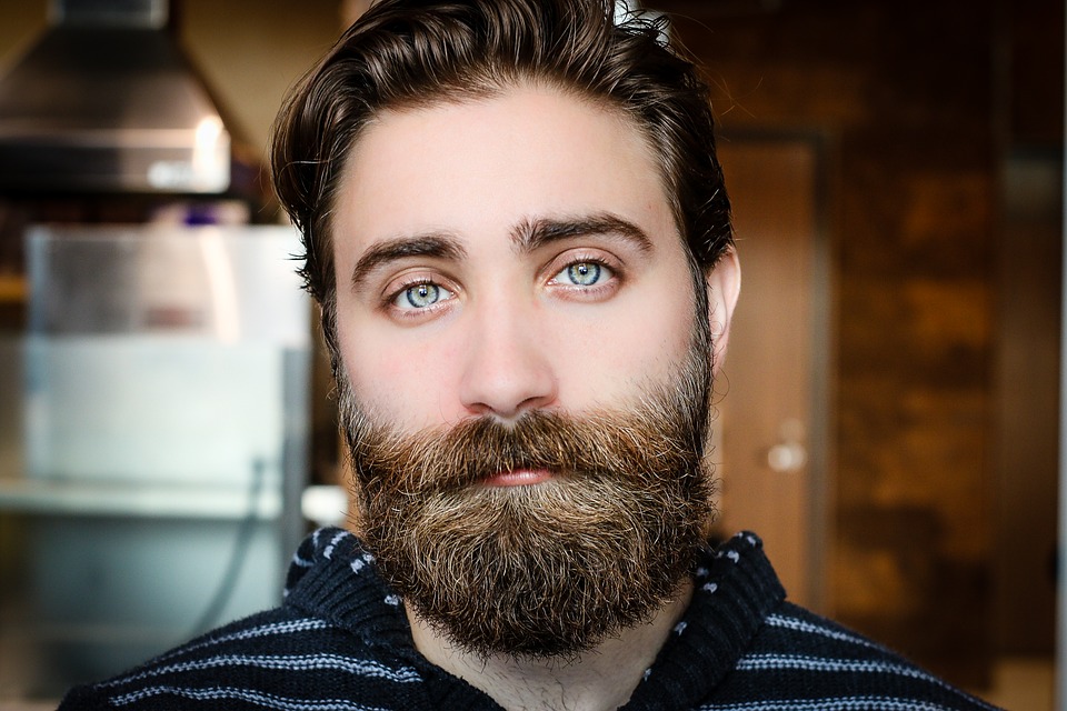 man with thick beard